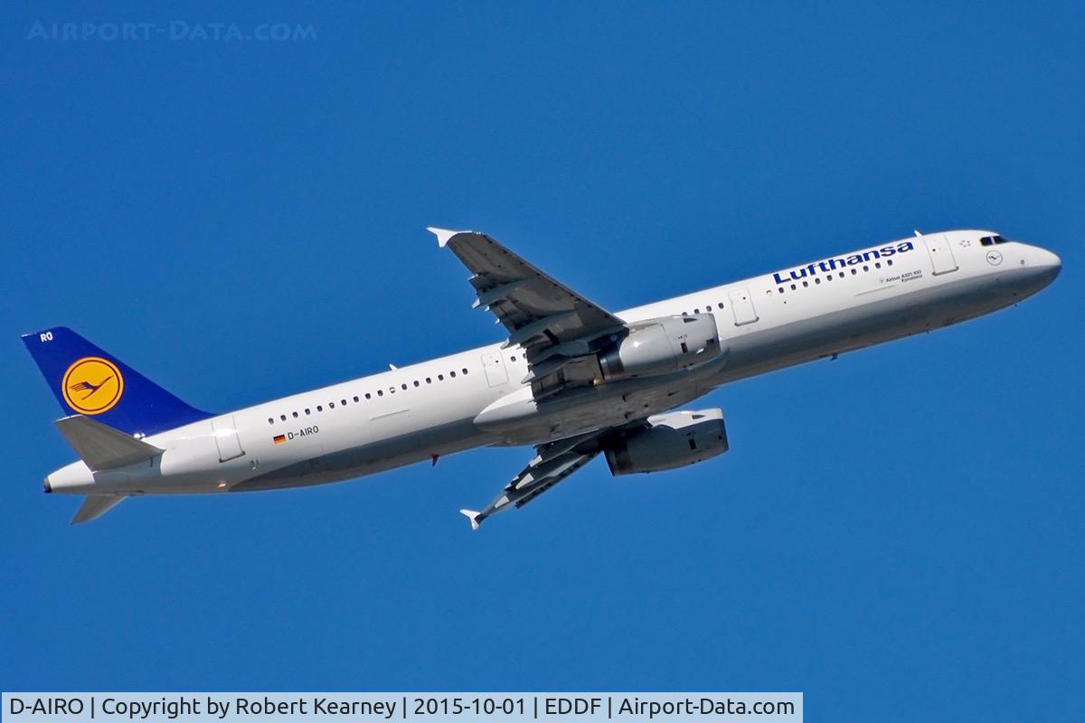 D-AIRO, 1995 Airbus A321-131 C/N 0563, Climbing out of EDDF
