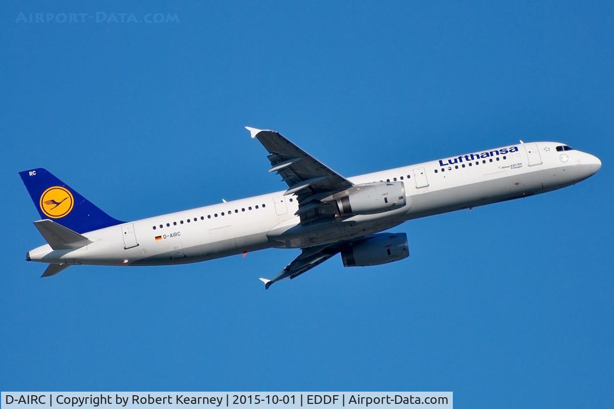 D-AIRC, 1994 Airbus A321-131 C/N 0473, Climbing out of EDDF