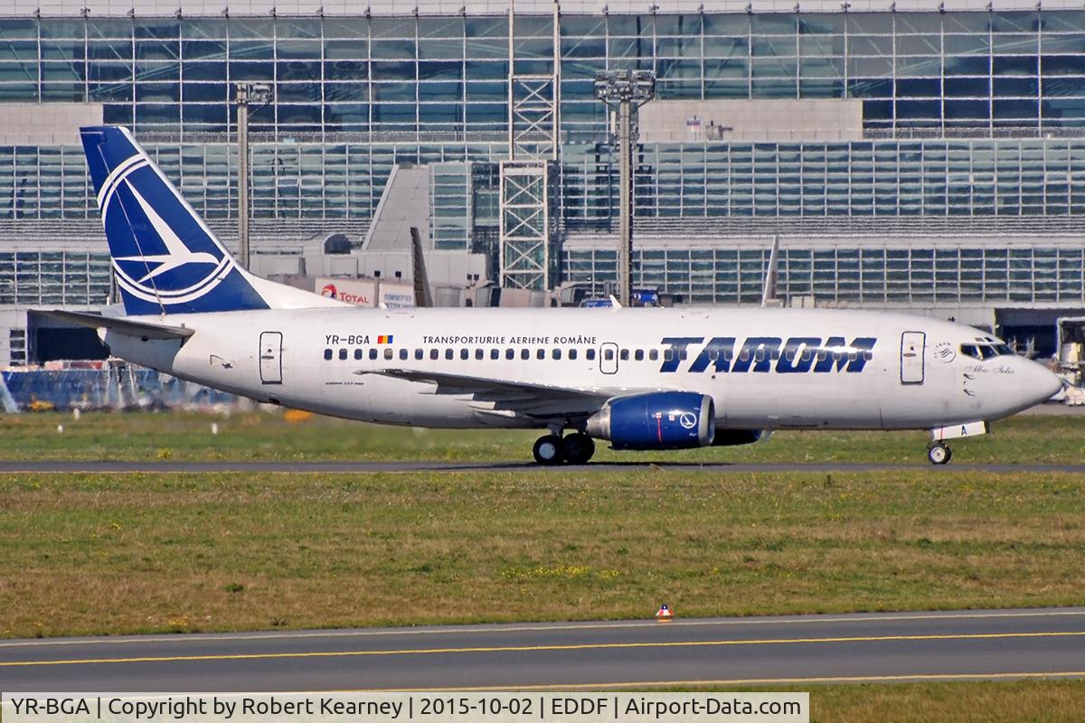 YR-BGA, 1993 Boeing 737-38J C/N 27179, Taxiing in after arrival