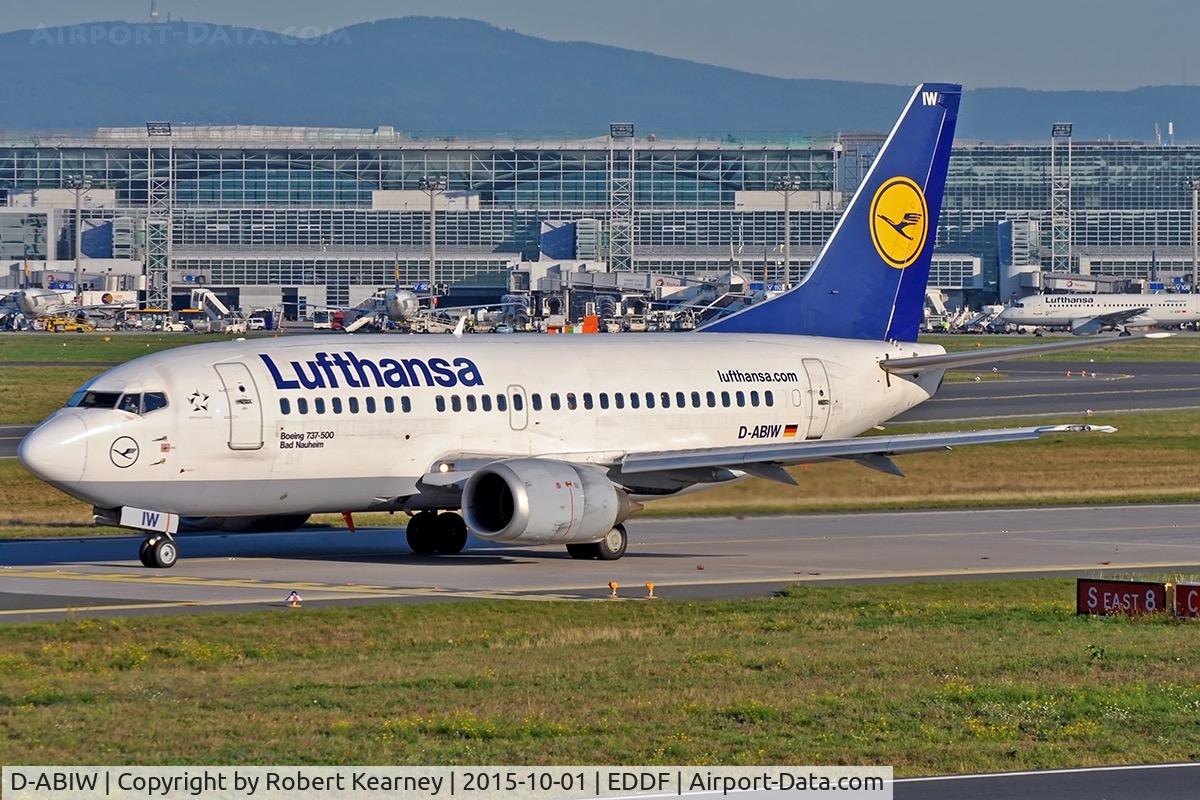 D-ABIW, 1991 Boeing 737-530 C/N 24945, Taxiing out for departure
