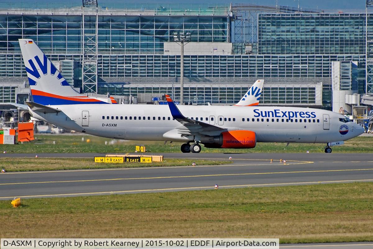 D-ASXM, 2010 Boeing 737-8EH C/N 35836, Taxiing in after arrival