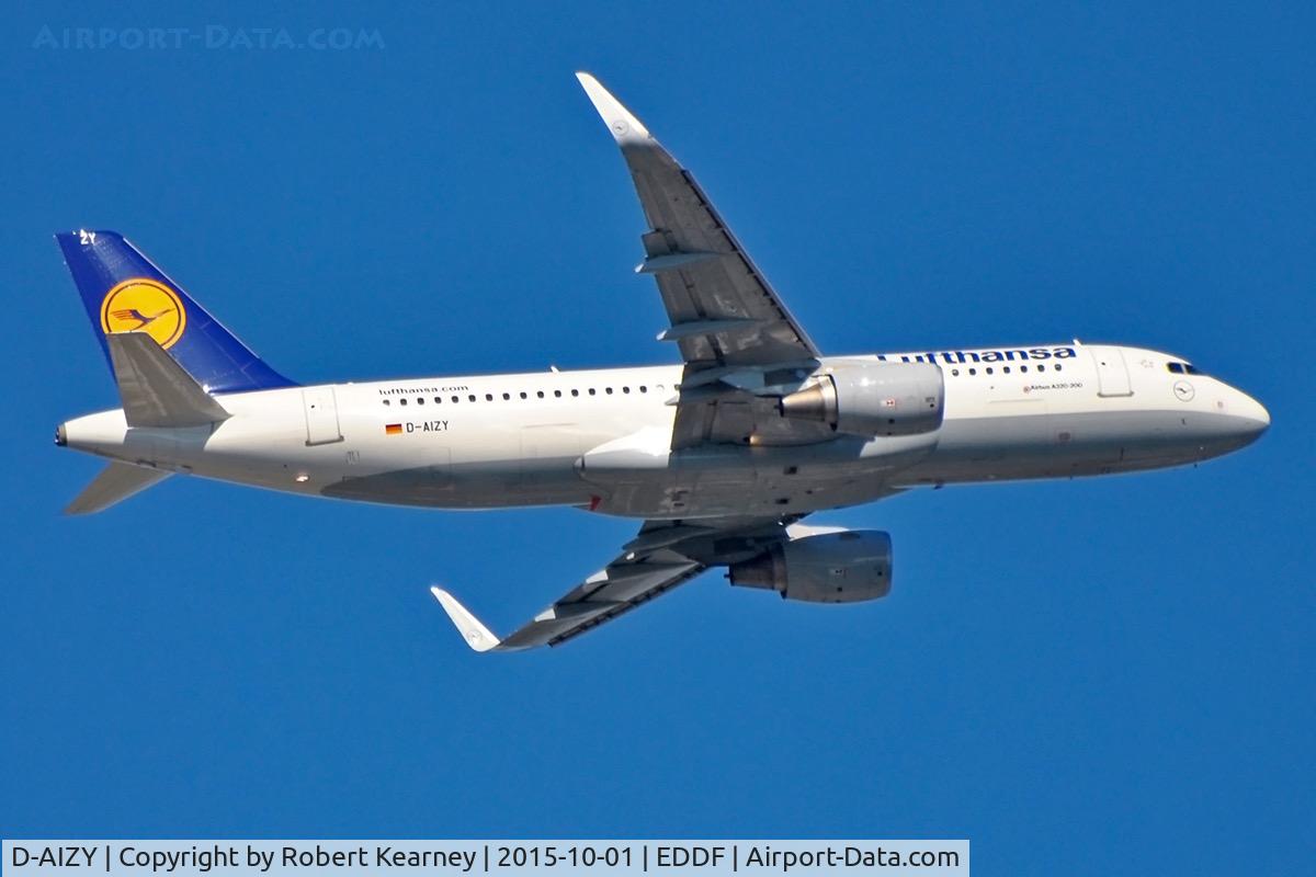 D-AIZY, 2013 Airbus A320-214 C/N 5769, Climbing out of EDDF