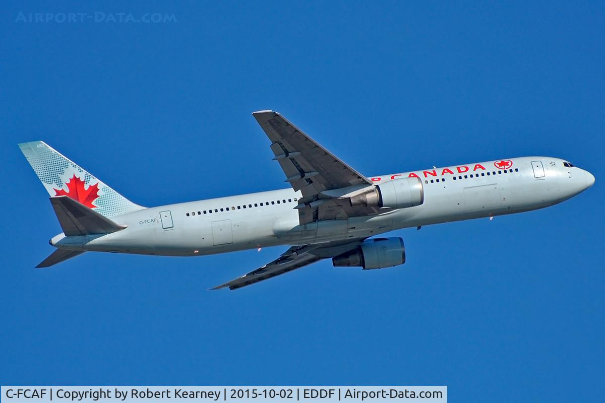 C-FCAF, 1988 Boeing 767-375 C/N 24084, Climbing out of EDDF