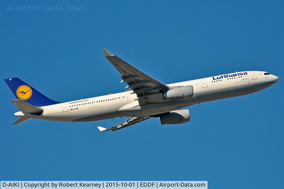 D-AIKI, 2005 Airbus A330-343X C/N 687, Climbing out of EDDF