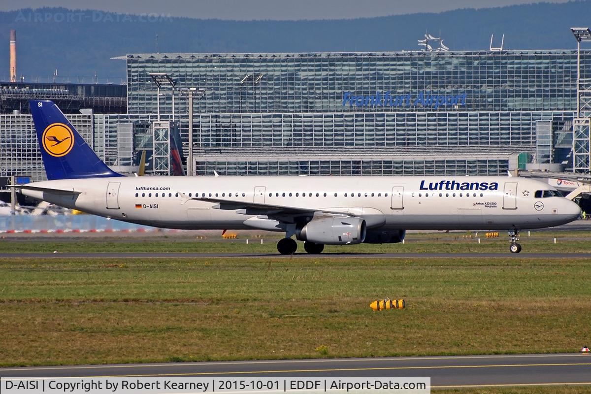 D-AISI, 2007 Airbus A321-231 C/N 3339, Taxiing in after arrival