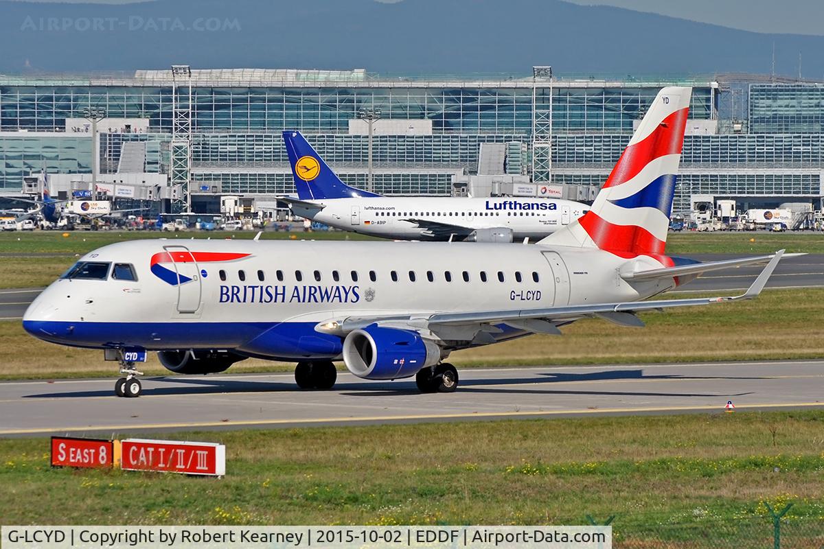 G-LCYD, 2009 Embraer 170STD (ERJ-170-100STD) C/N 17000294, Taxiing out for departure