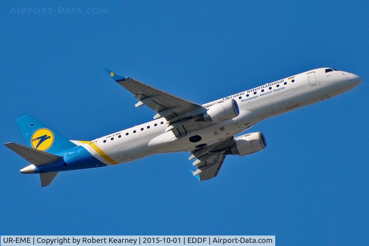 UR-EME, 2013 Embraer 190STD (ERJ-190-100) C/N 19000614, Climbing out of EDDF