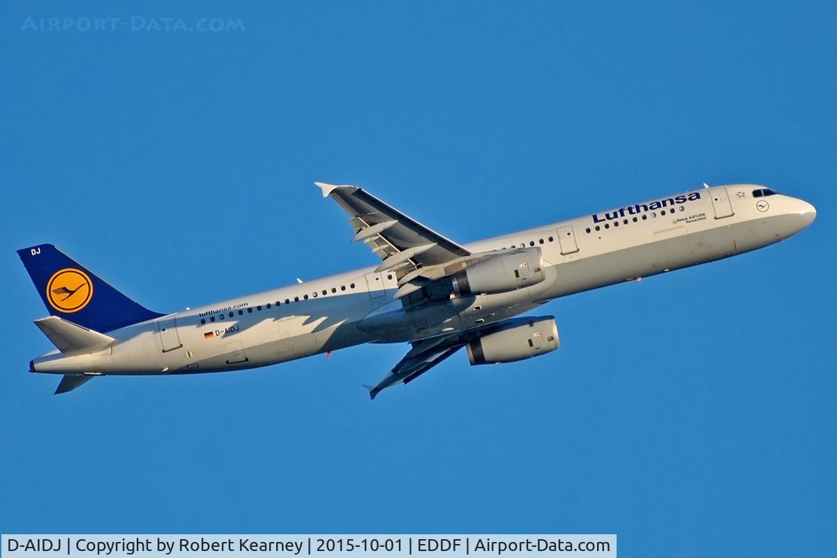 D-AIDJ, 2011 Airbus A321-231 C/N 4792, Climbing out of EDDF
