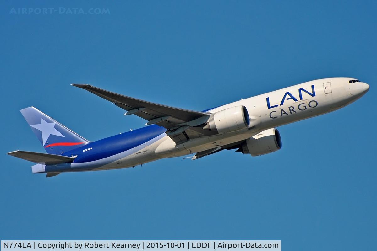 N774LA, 2009 Boeing 777-F6N C/N 37710, Climbing out of EDDF