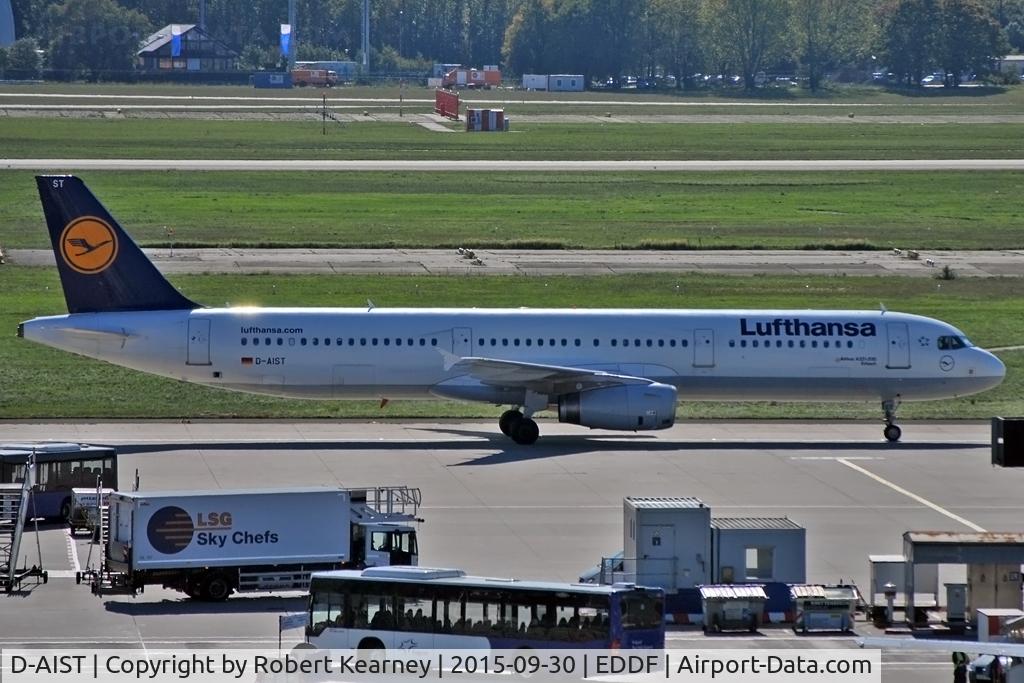 D-AIST, 2009 Airbus A321-231 C/N 4005, Taxiing out for departure