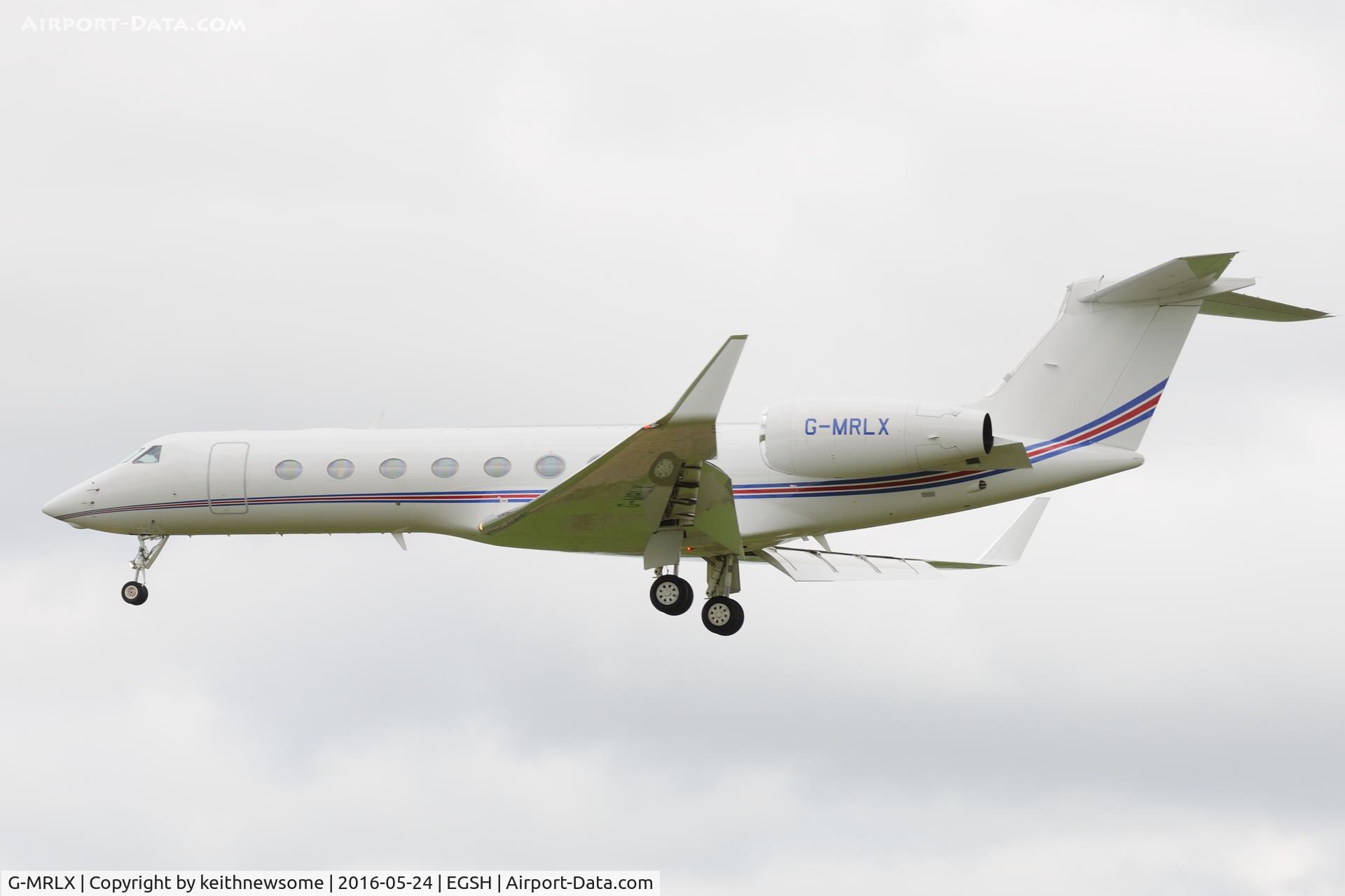 G-MRLX, 2012 Gulfstream GV-SP (G550) C/N 5396, Return Visitor.