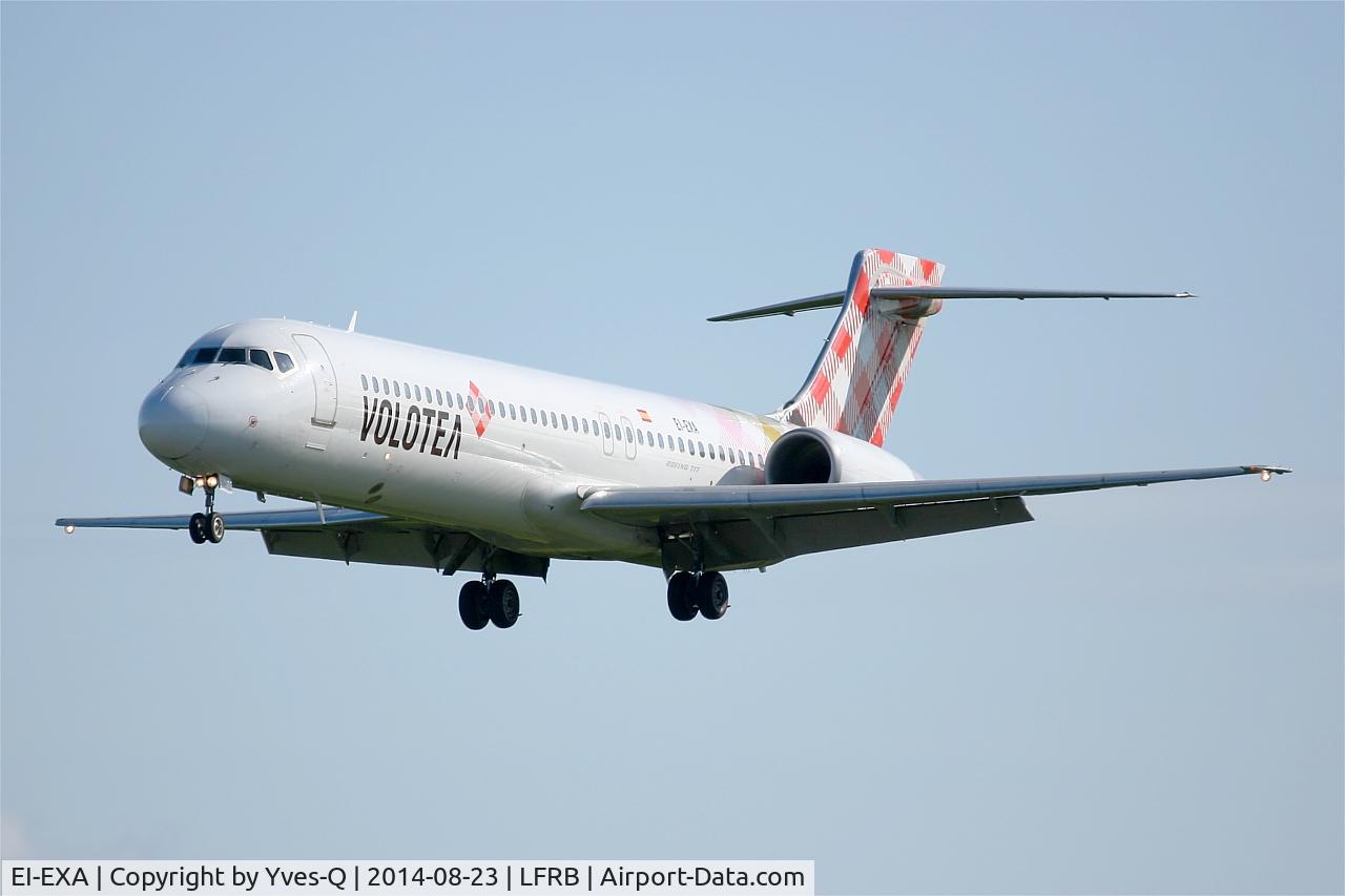 EI-EXA, 2003 Boeing 717-2BL C/N 55172, Boeing 717-2BL, On final rwy 25L, Brest-Bretagne Airport (LFRB-BES)