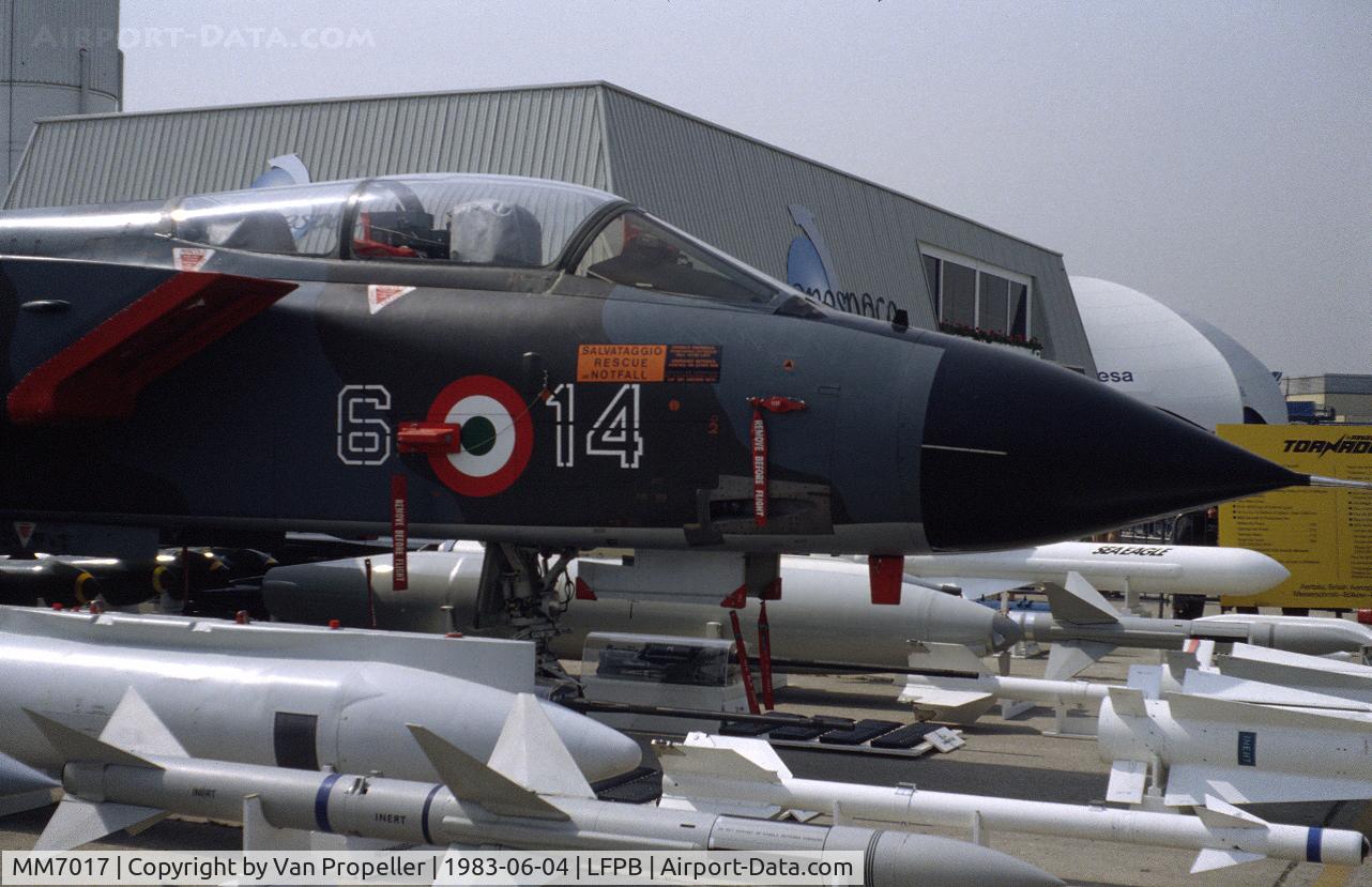 MM7017, Panavia Tornado IDS C/N 195/IS016/5023, Panavia Tornado IDS of the Italian Air Force at Le Bourget 1983