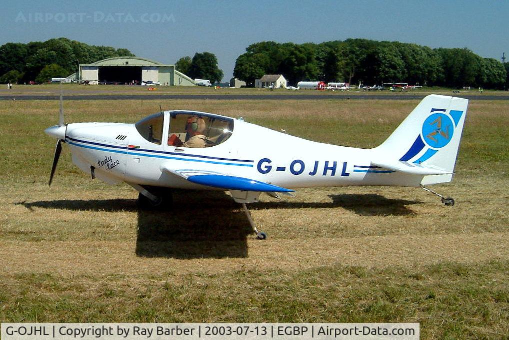 G-OJHL, 1999 Europa Monowheel C/N PFA 247-13039, Europa Avn Europa [PFA 247-13039] Kemble~G 13/07/2003