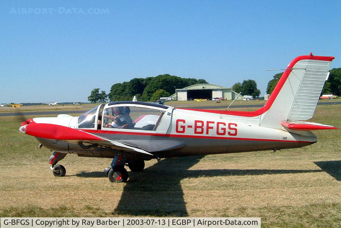 G-BFGS, 1975 Socata MS-893E Rallye 180GT Gaillard C/N 12571, Socata MS.893E Rallye 180GT Gaillard [12571] Kemble~G 13/07/2003