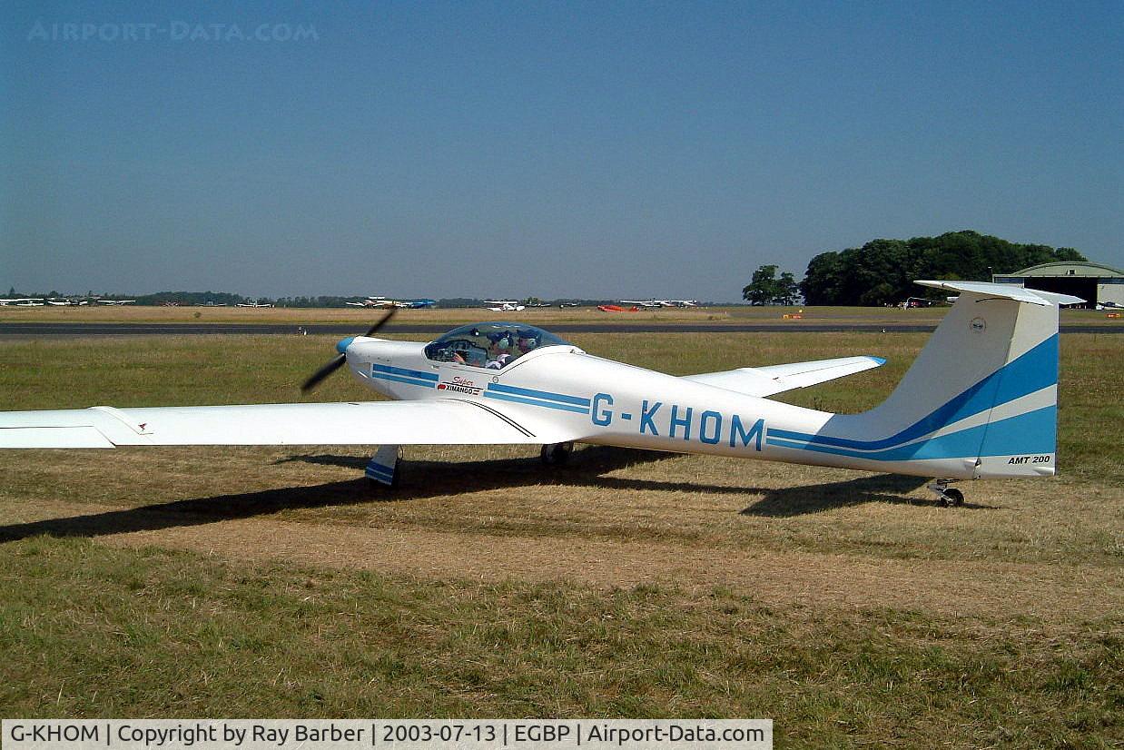 G-KHOM, 1998 Aeromot AMT-200 Super Ximango C/N 200.091, Aeromot AMT-200 Super Ximango [200-091] Kemble~G 13/07/2003