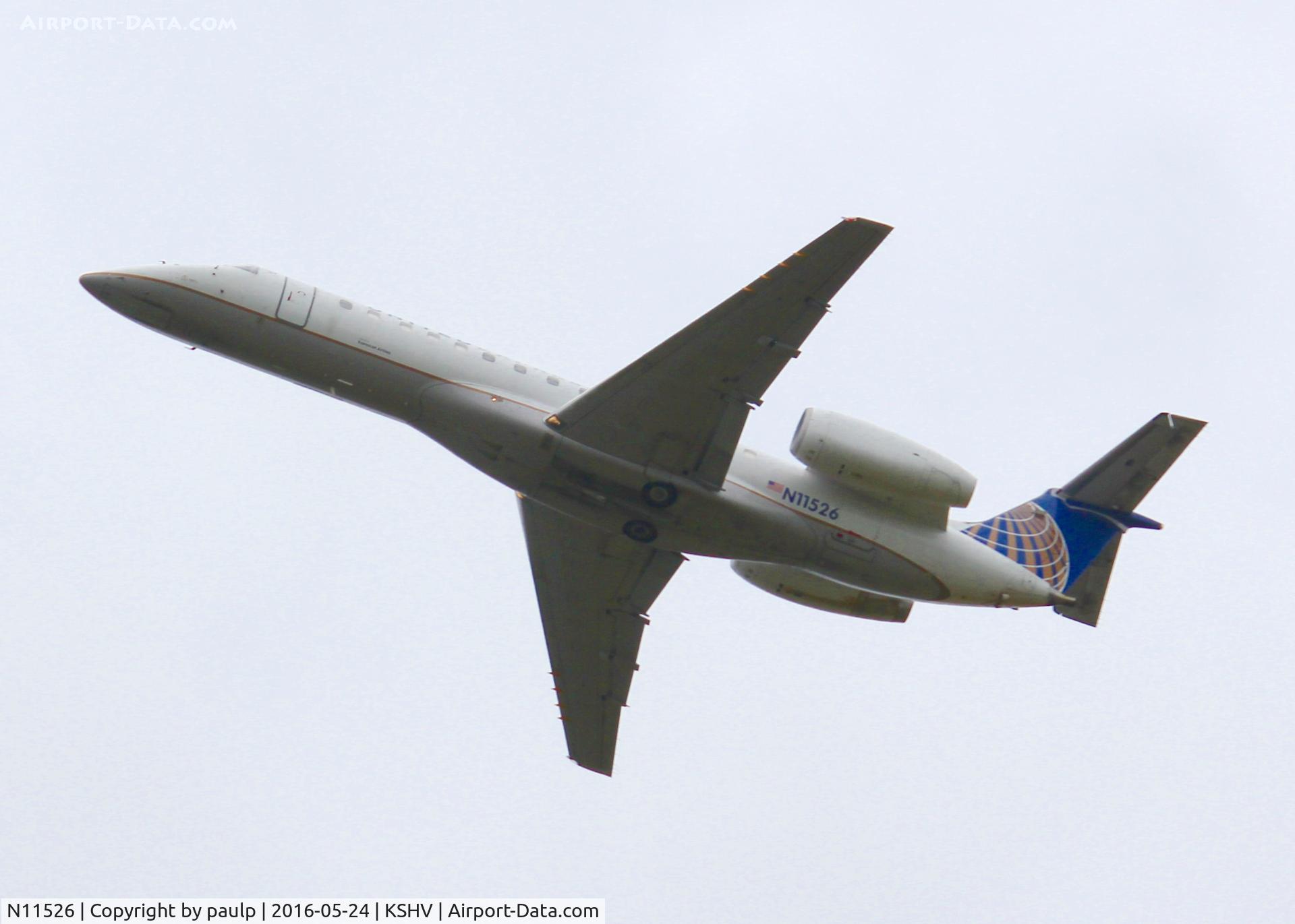 N11526, 2001 Embraer ERJ-135LR (EMB-135LR) C/N 145410, At Shreveport Regional.