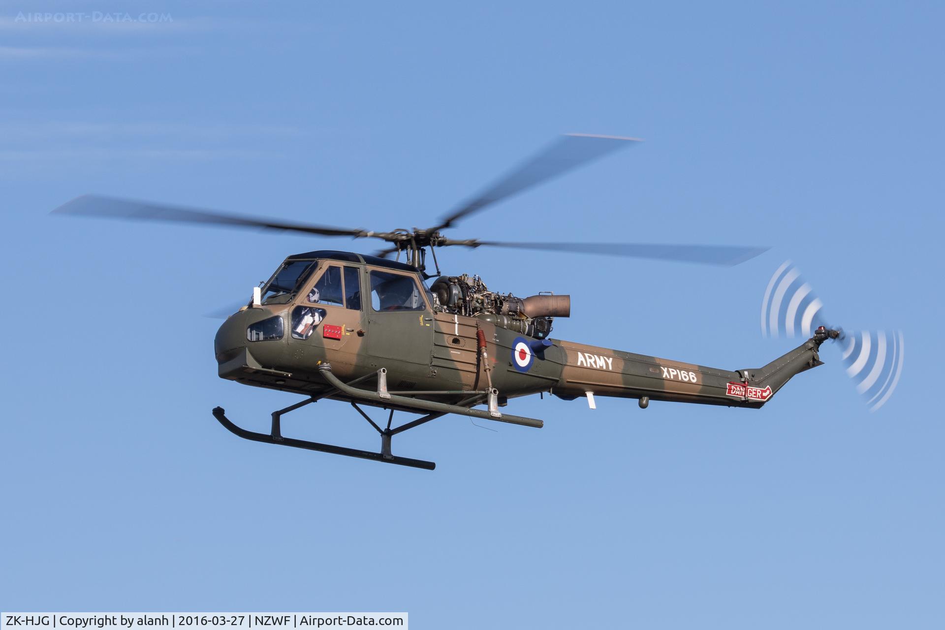 ZK-HJG, 1960 Saunders-Roe P531-2 C/N S2/5311, Taking part in a parade of helicopters at Wings Over Wanaka