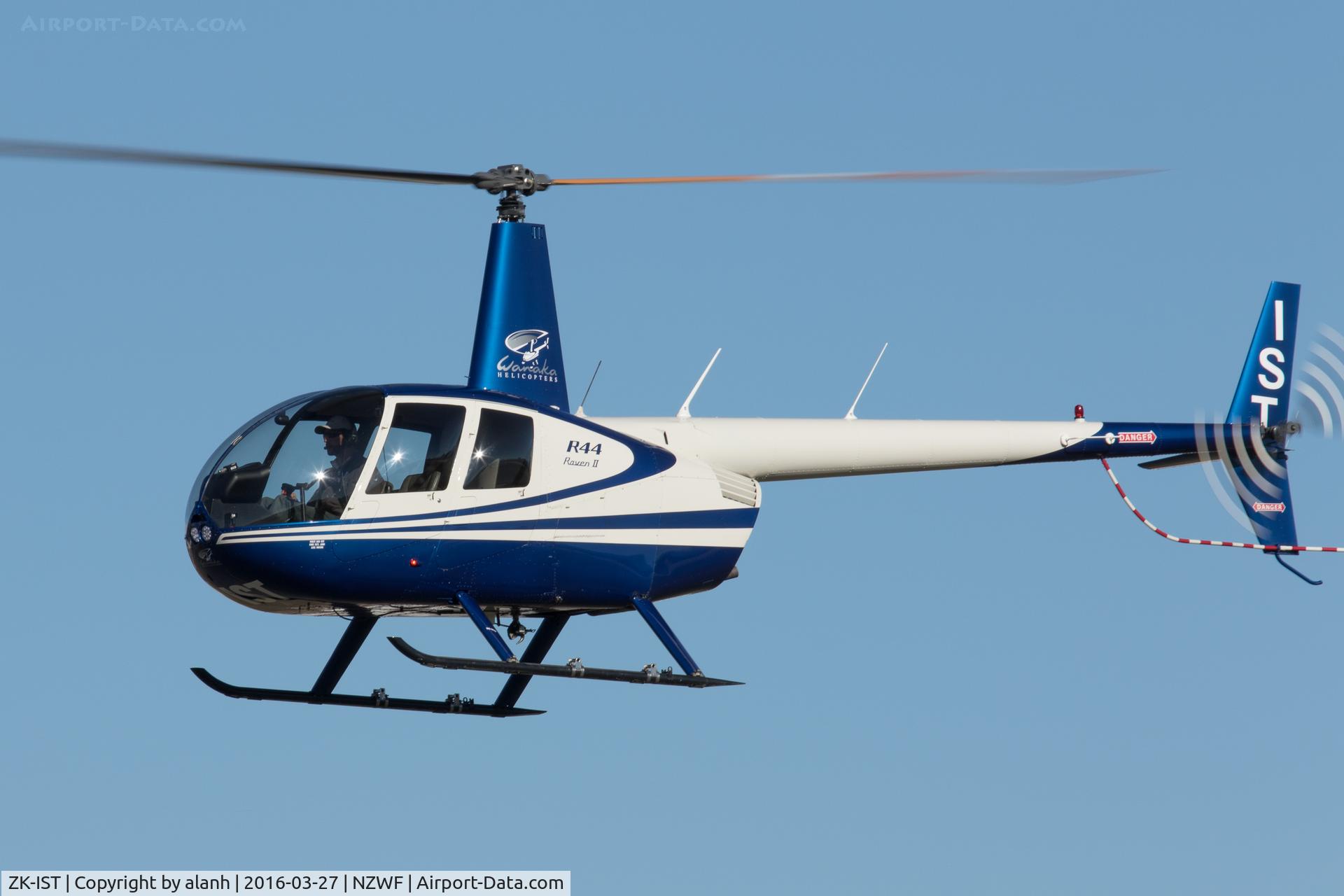 ZK-IST, Robinson R44  Raven II C/N 11683, Taking part in a parade of helicopters at Wings Over Wanaka