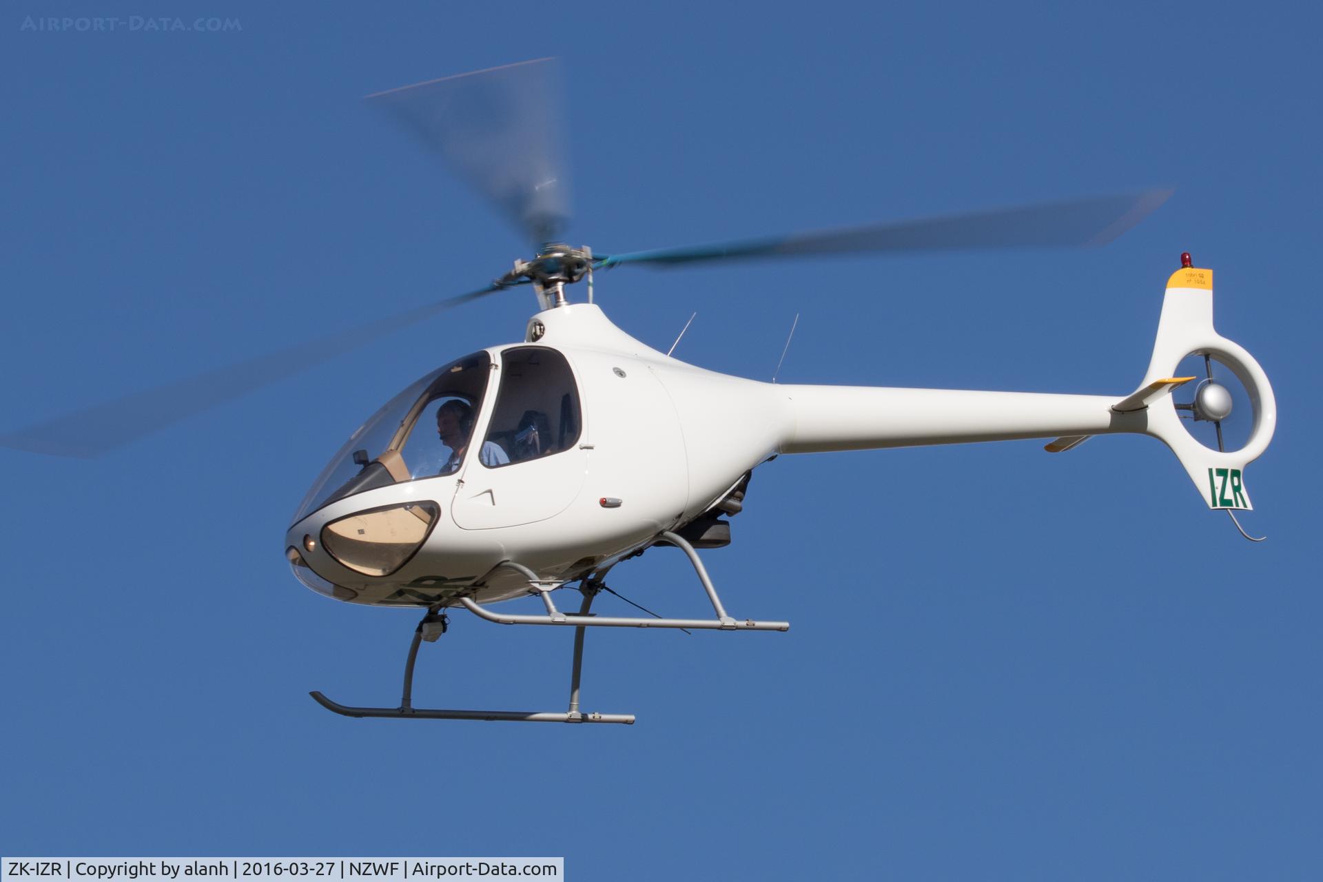 ZK-IZR, Guimbal Cabri G2 C/N 1004, Taking part in a parade of helicopters at Wings Over Wanaka