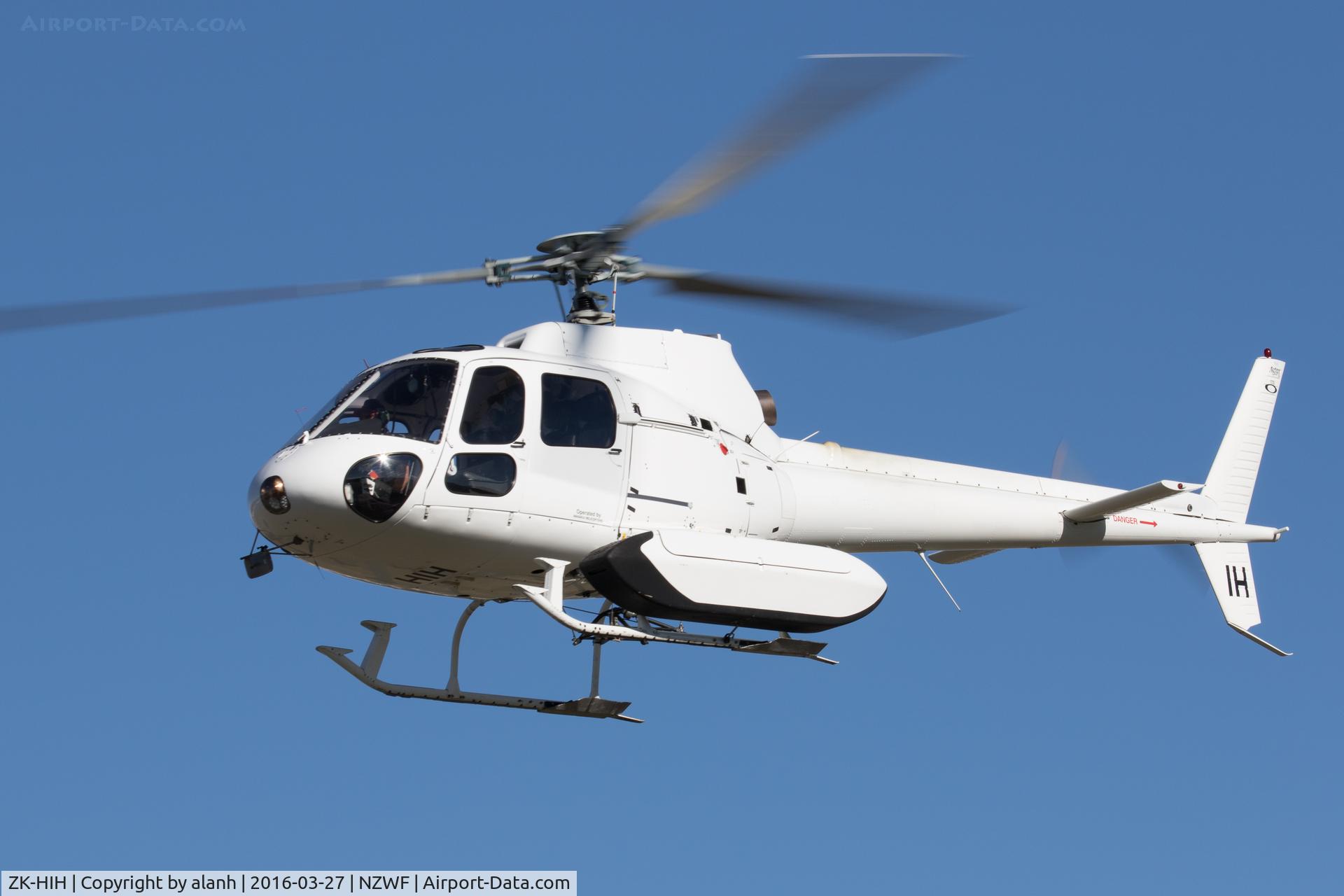 ZK-HIH, Aerospatiale AS-350B Ecureuil C/N 1723, Taking part in a parade of helicopters at Wings Over Wanaka