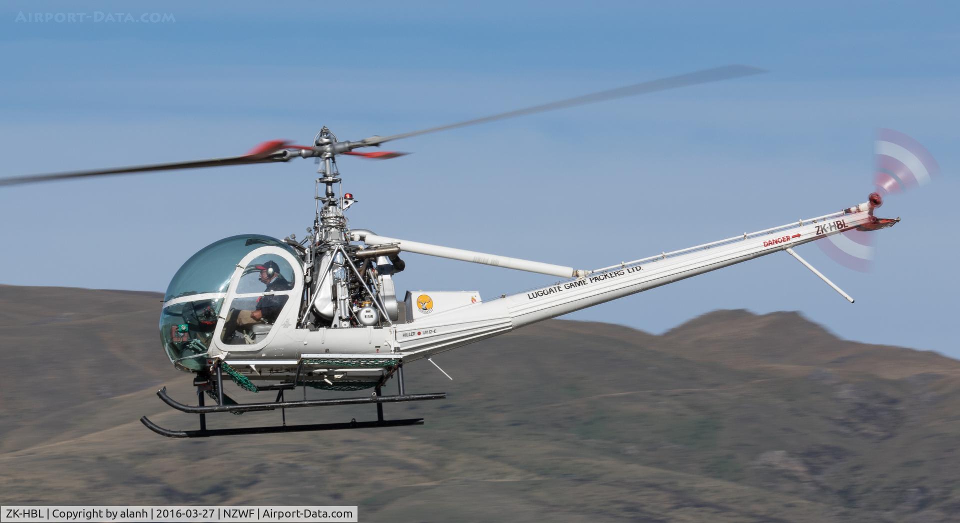 ZK-HBL, Hiller UH-12E C/N 2042, Taking part in a parade of helicopters at Wings Over Wanaka