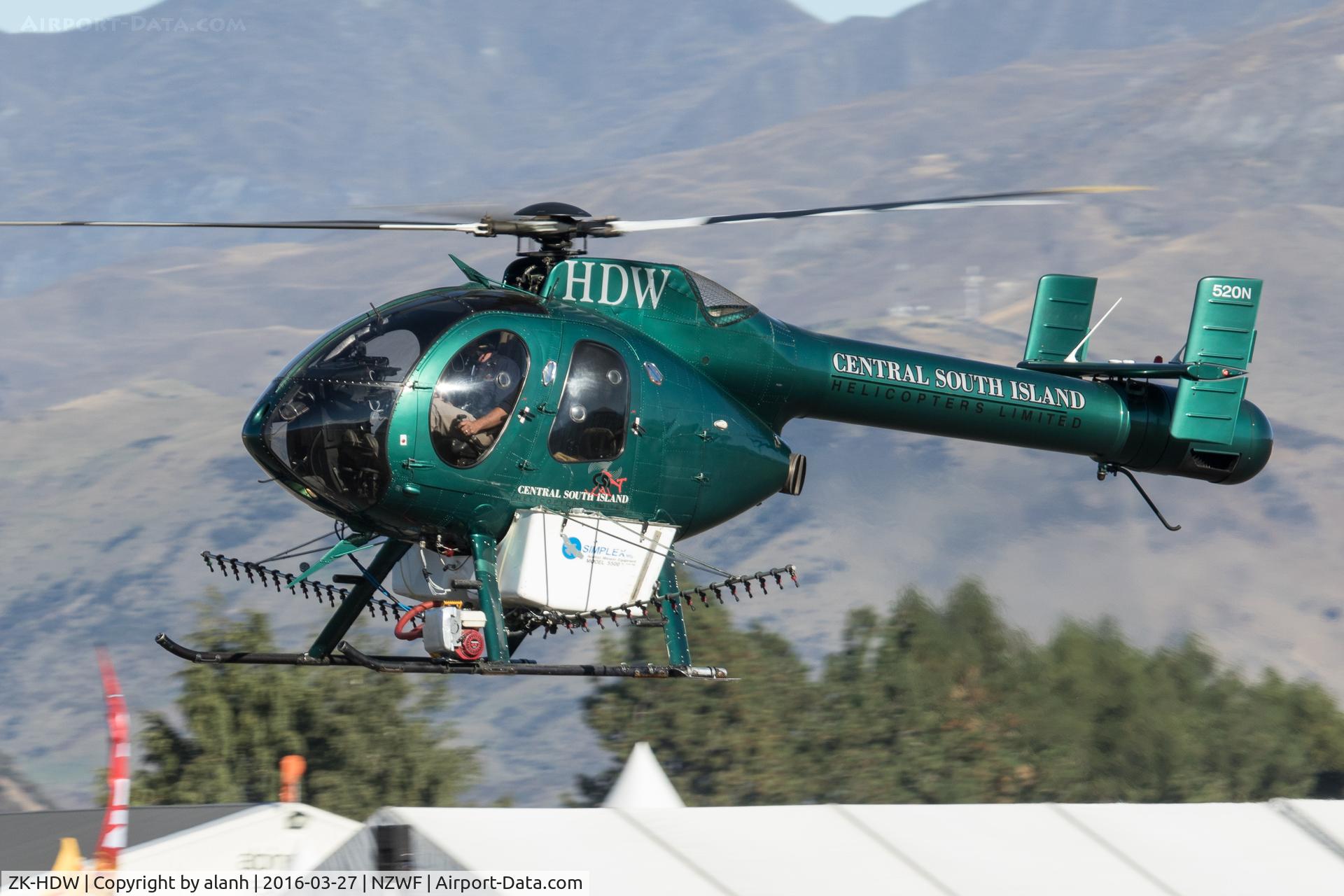 ZK-HDW, McDonnell Douglas 500N C/N LN072, Taking part in a parade of helicopters at Wings Over Wanaka