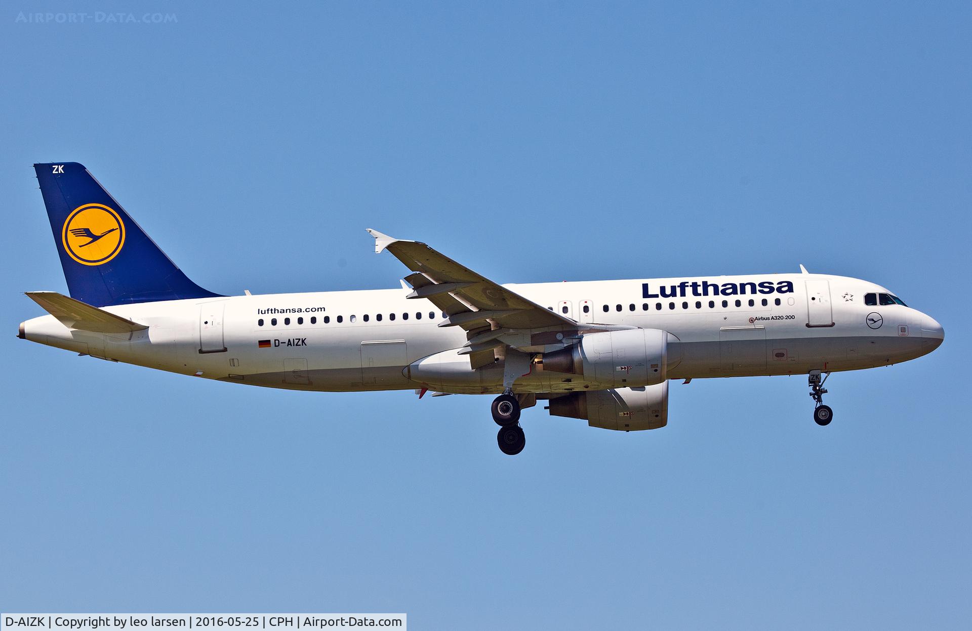 D-AIZK, 2012 Airbus A320-214 C/N 5122, Copenhagen 25.5.16