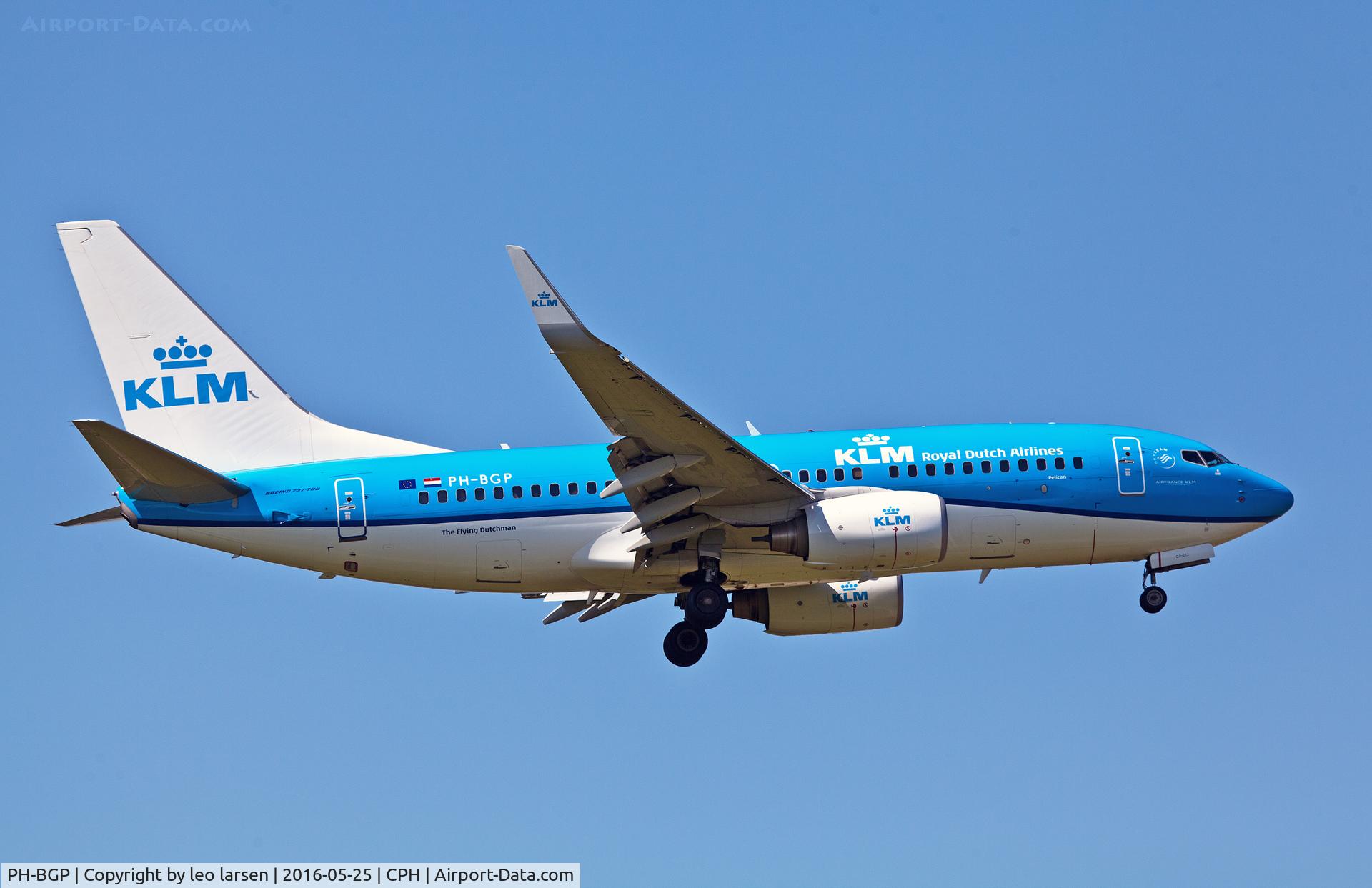 PH-BGP, 2011 Boeing 737-7K2 C/N 38127, Copenhagen 25.5.16