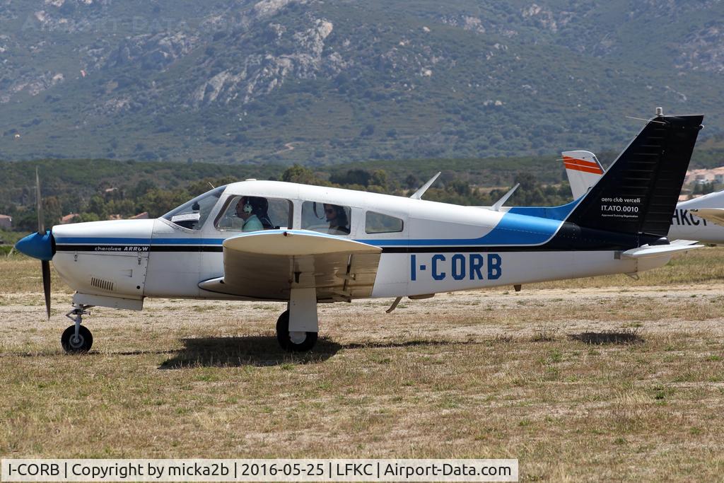 I-CORB, 1975 Piper PA-28R-200 Cherokee Arrow C/N 28R-7635072, Parked