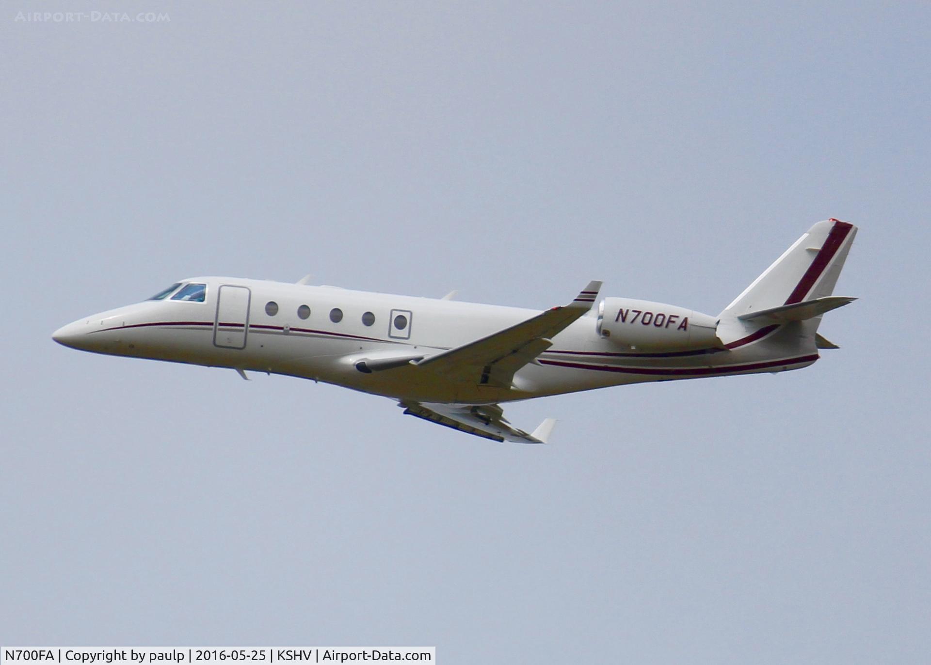 N700FA, Israel Aerospace Industries Gulfstream G150 C/N 278, At Shreveport Regional.