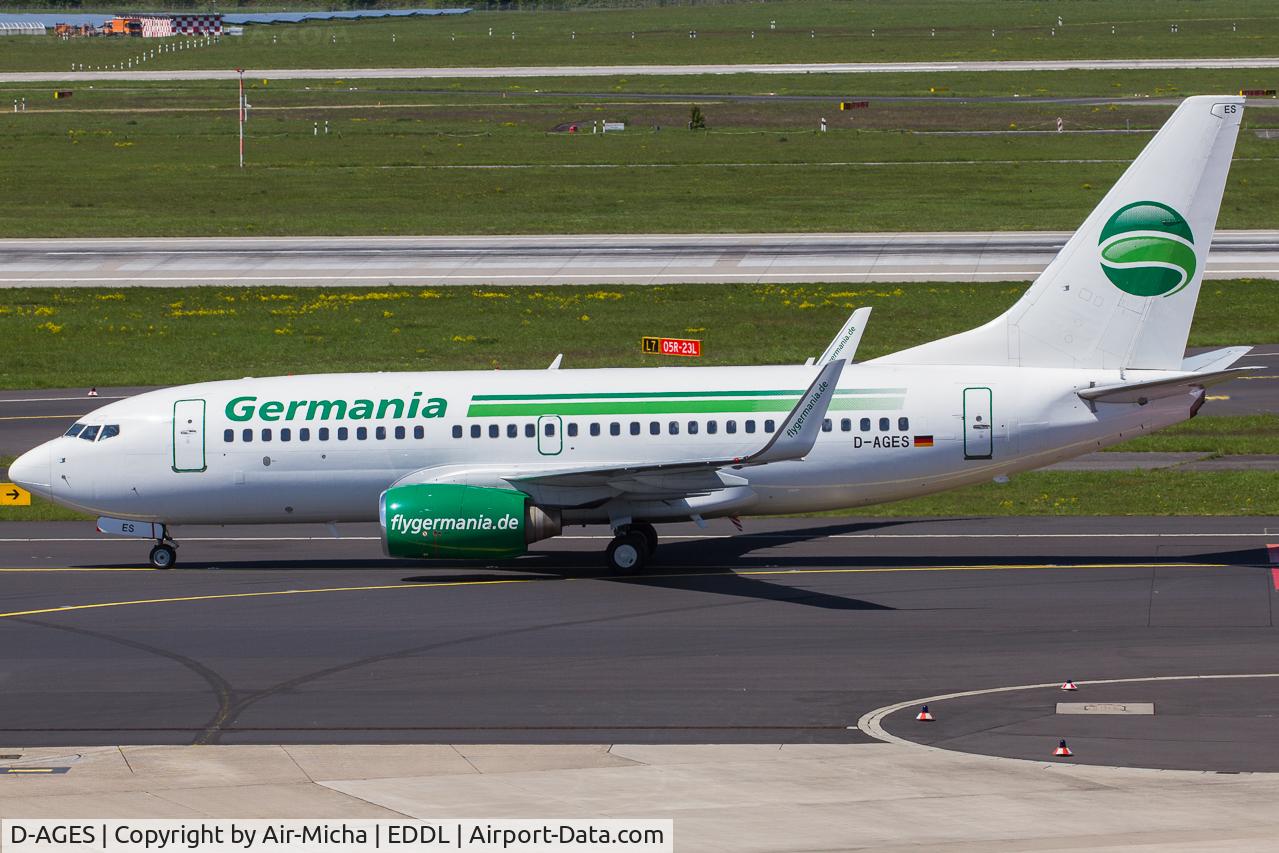 D-AGES, 1998 Boeing 737-75B C/N 28108, Germania