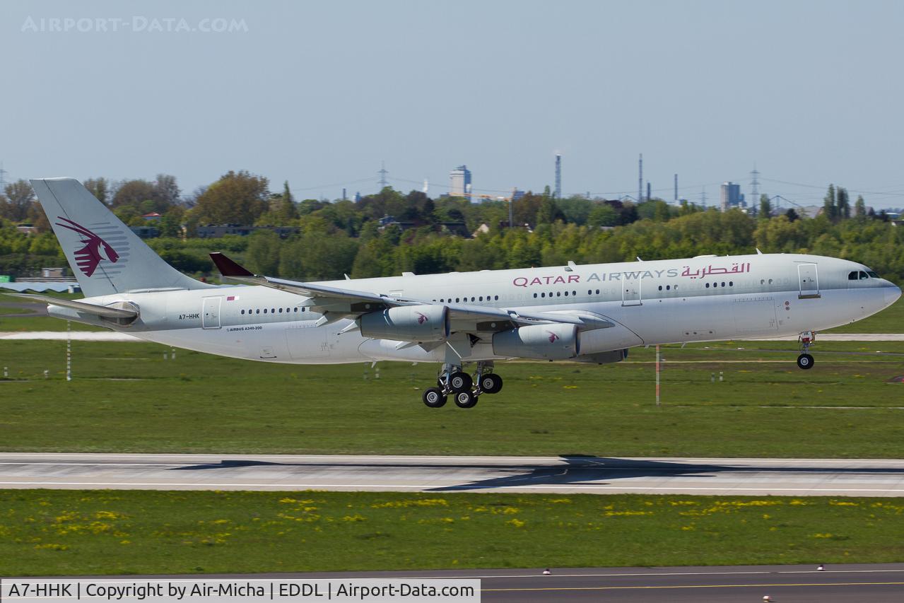 A7-HHK, 1993 Airbus A340-211 C/N 026, Qatar Amiri Flight