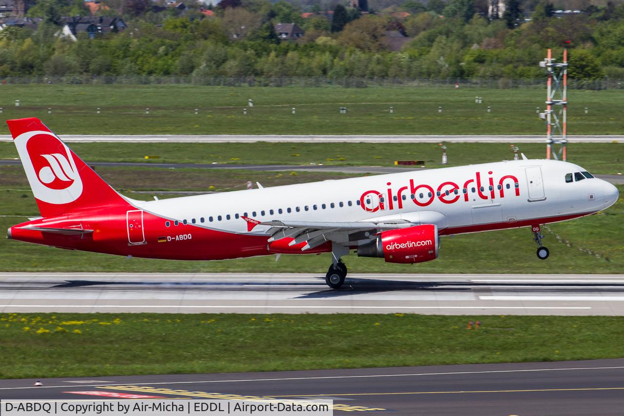 D-ABDQ, 2007 Airbus A320-214 C/N 3121, Air Berlin