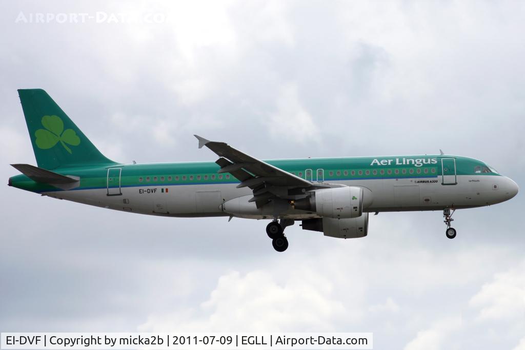 EI-DVF, 2007 Airbus A320-214 C/N 3136, Landing