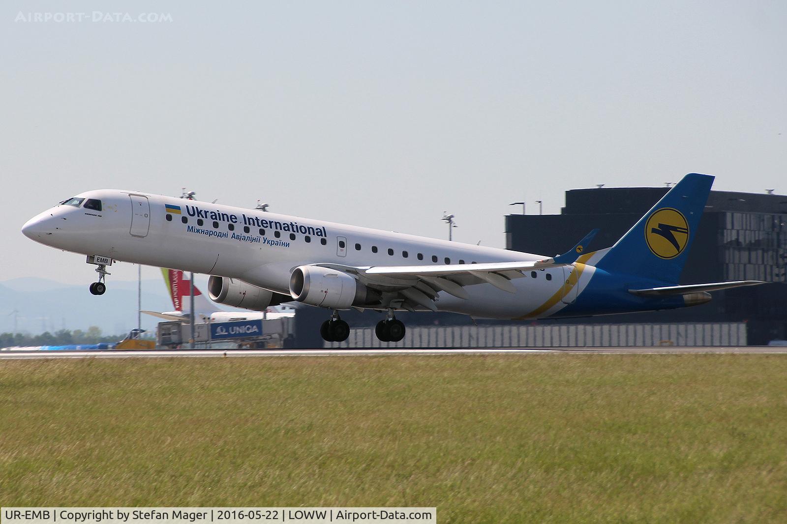 UR-EMB, 2012 Embraer 190STD (ERJ-190-100) C/N 19000501, Air Ukraine Embraer 190 @LOWW