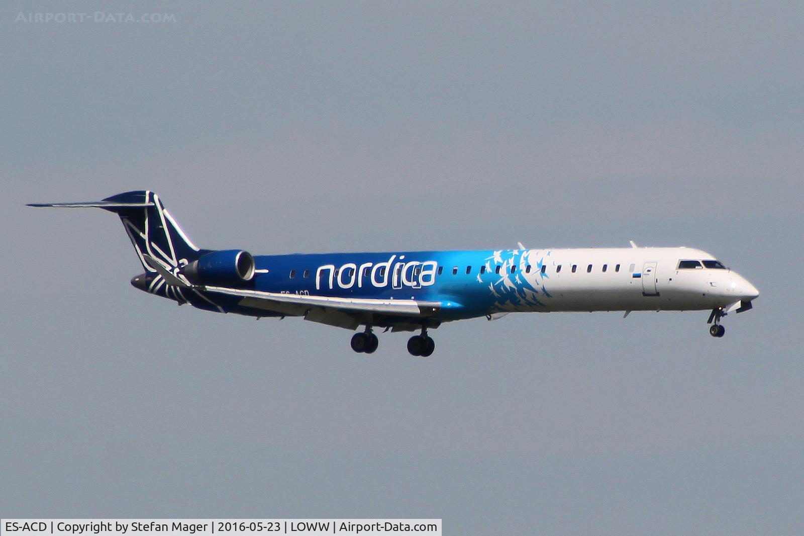 ES-ACD, 2011 Bombardier CRJ-900LR (CL-600-2D24) C/N 15276, Nordica / Adria Airways CRJ-900 @VIE
