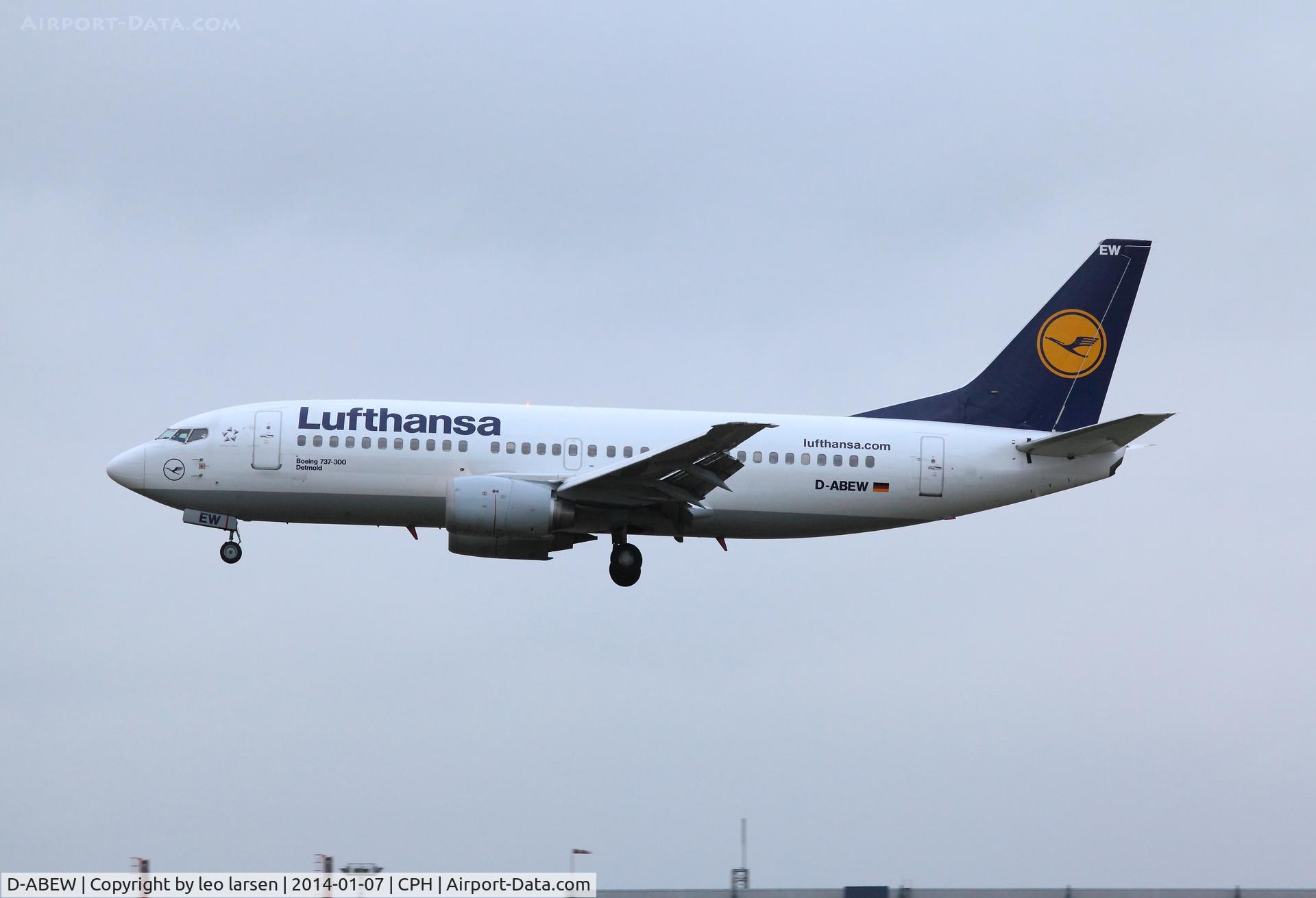 D-ABEW, 1995 Boeing 737-330 C/N 27905, Copenhagen 7.1.14
