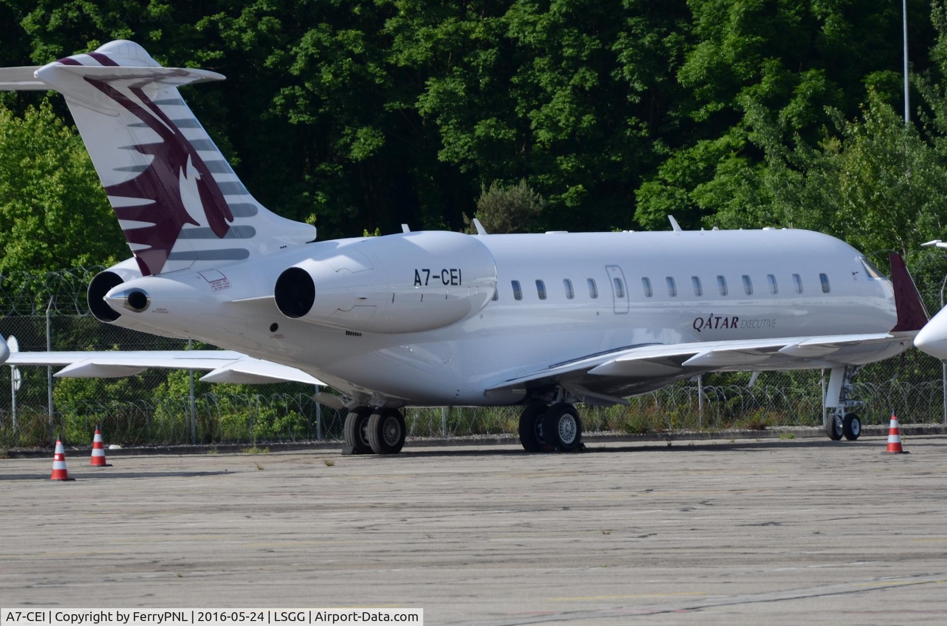 A7-CEI, 2013 Bombardier BD-700-1A11 Global 5000 C/N 9581, Qatar Global Express