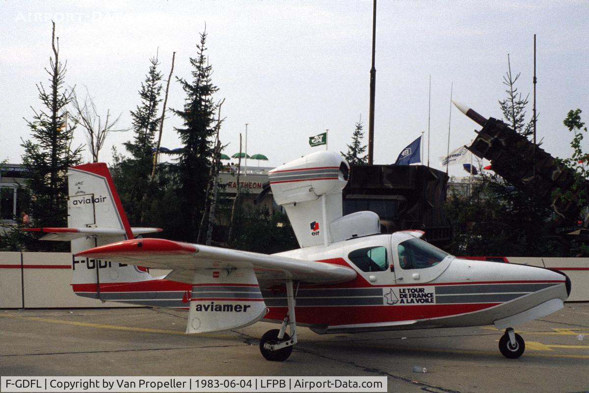 F-GDFL, 1980 Lake LA-4-200 Buccaneer C/N 1038, Lake LA-4-200 Buccaneer at Le Bourget 1983