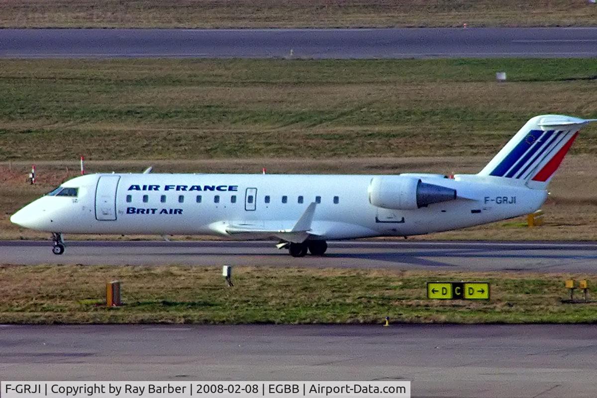 F-GRJI, 1996 Canadair CRJ-100ER (CL-600-2B19) C/N 7147, Canadair CRJ-100ER [7147] (Air France/Brit Air) Birmingham Int'l~G 08/02/2008