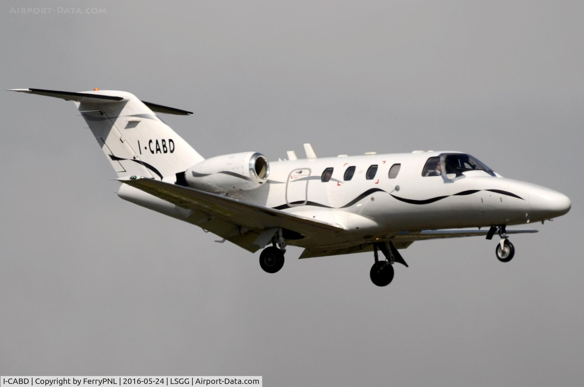 I-CABD, 1999 Cessna 525 CitationJet C/N 525-0354, Interfly CitationJet arriving.
