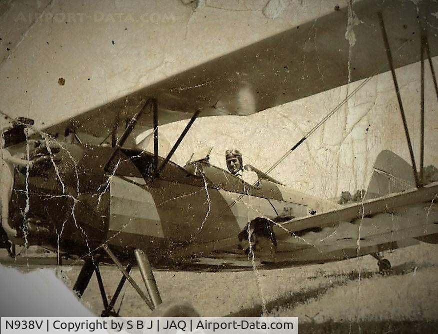 N938V, 1975 Beech 95-B55 (T42A) Baron C/N TC-1835, The look of Gen. Aviation in 1940. My dad in his Fleet on a visit to his family in Jackson, Calif. He would land in a field (Jackson had no airport) that would later become Westover airport JAQ. Take off on one such visit,a cyl head departed the Kinner .