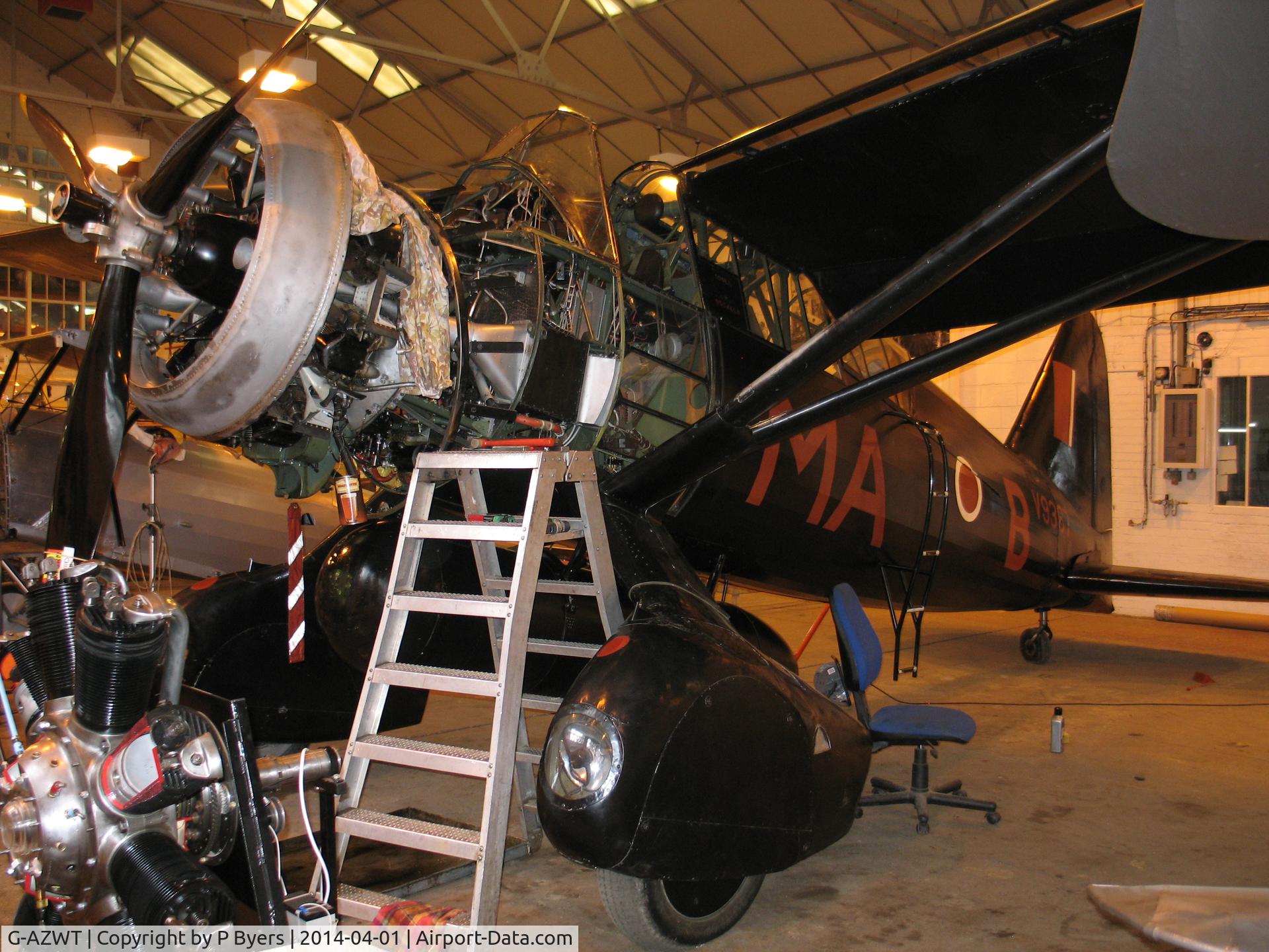 G-AZWT, 1938 Westland Lysander IIIA C/N Y1536, Old Warden
