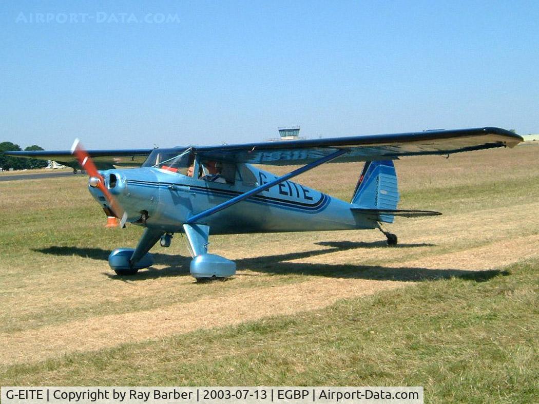 G-EITE, 1946 Luscombe 8F Silvaire C/N 3407, Luscombe 8A Silvaire [3407] Kemble~G 13/07/2003