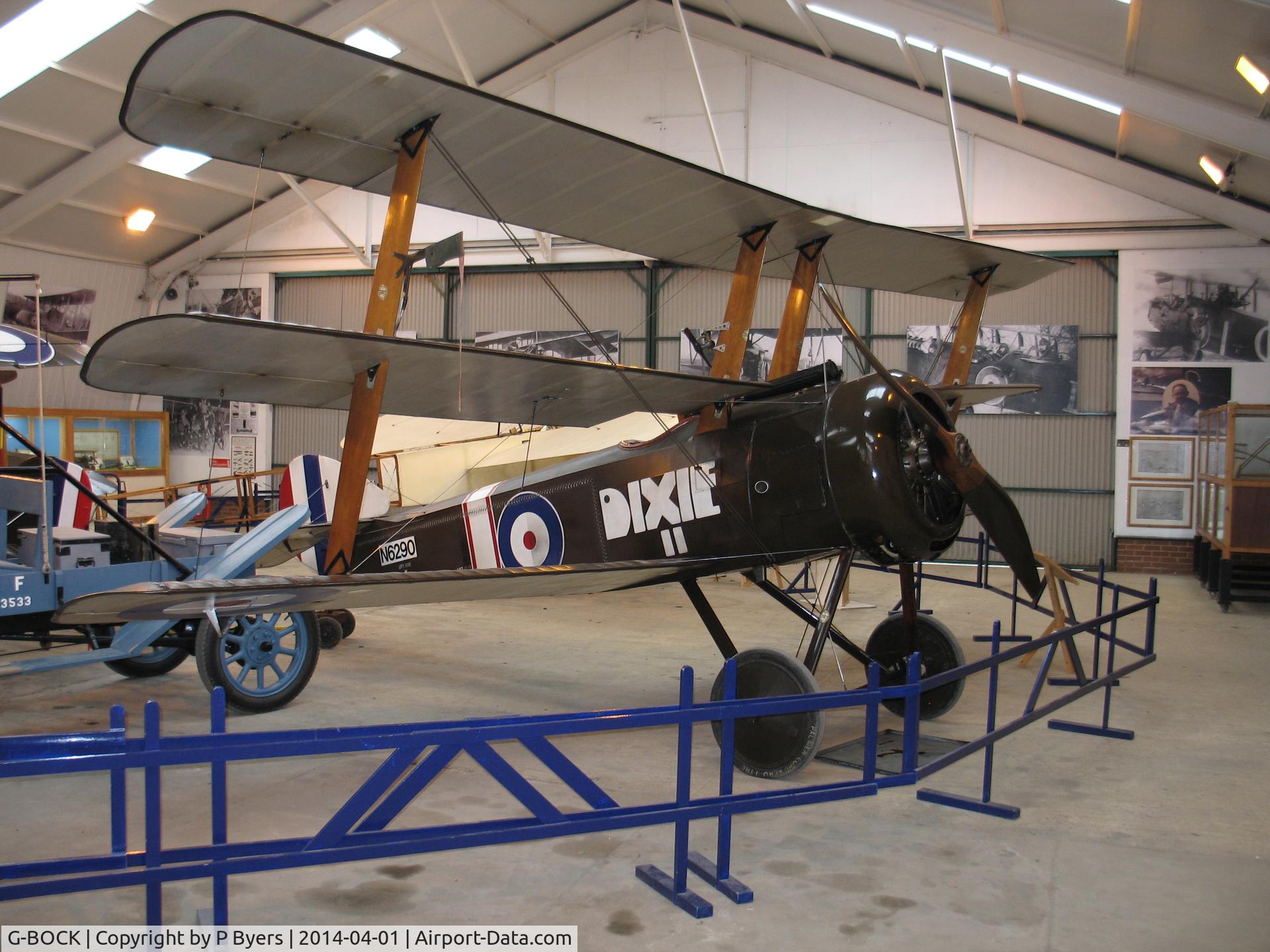 G-BOCK, 1980 Sopwith Triplane Replica C/N NAW-1, Old Warden