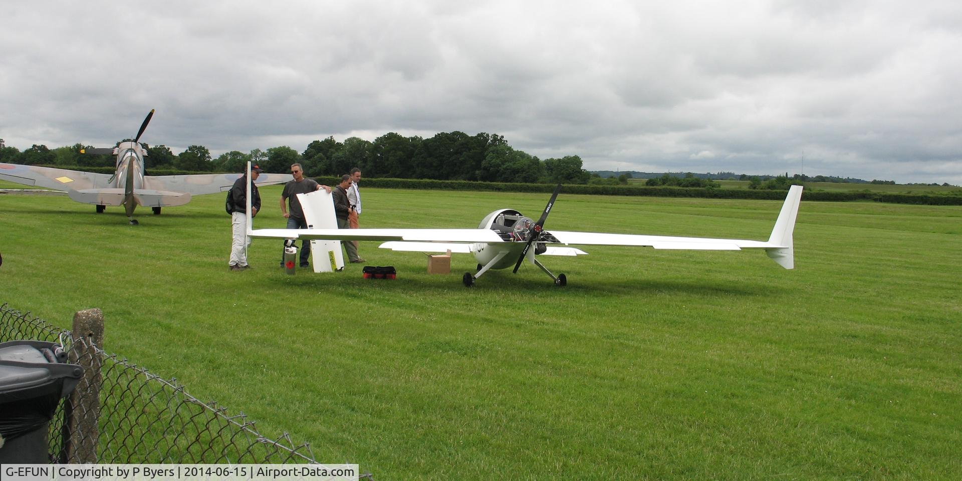 G-EFUN, 2008 e-GO Aeroplanes e-GO C/N SS001, Old Warden