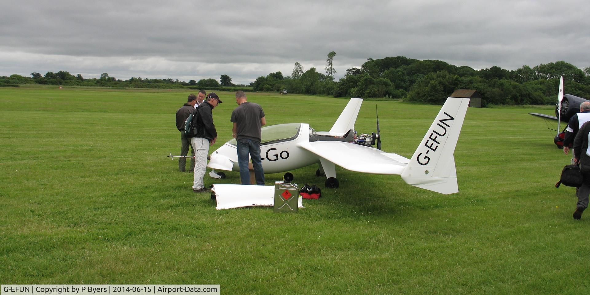 G-EFUN, 2008 e-GO Aeroplanes e-GO C/N SS001, Old Warden