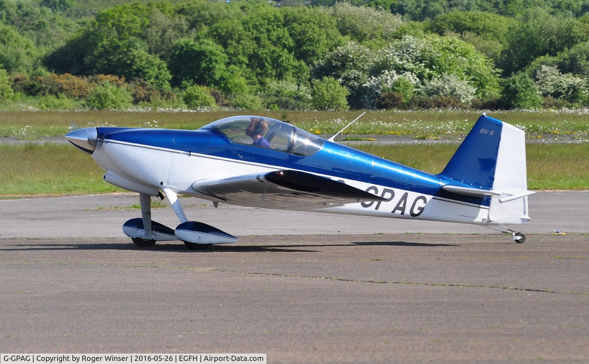 G-GPAG, 2002 Vans RV-6 C/N PFA 181A-13306, Visiting RV-6.
