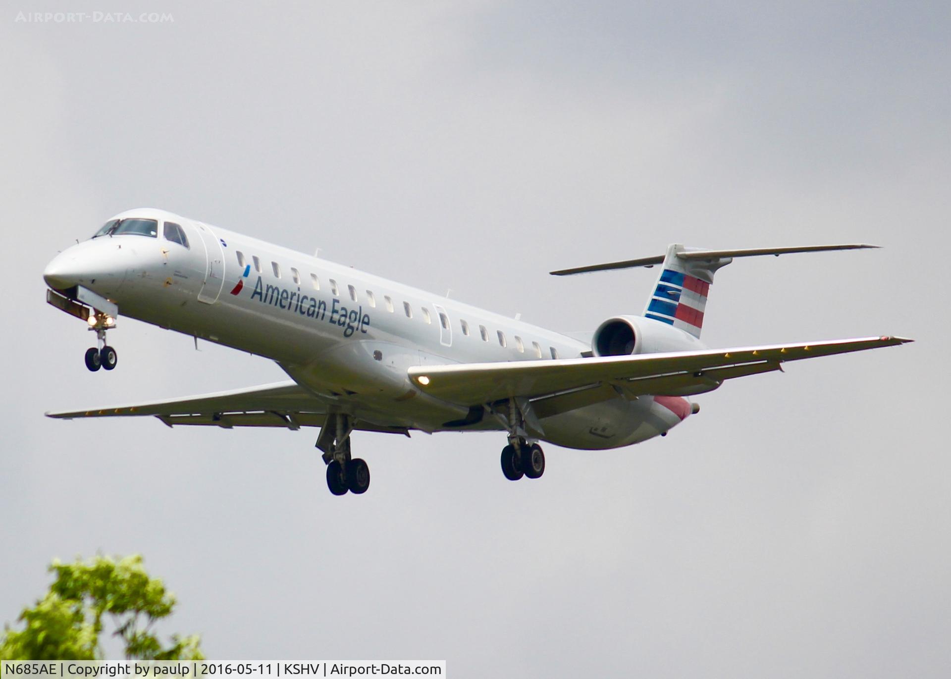 N685AE, 2004 Embraer ERJ-145LR (EMB-145LR) C/N 14500836, At Shreveport Regional.